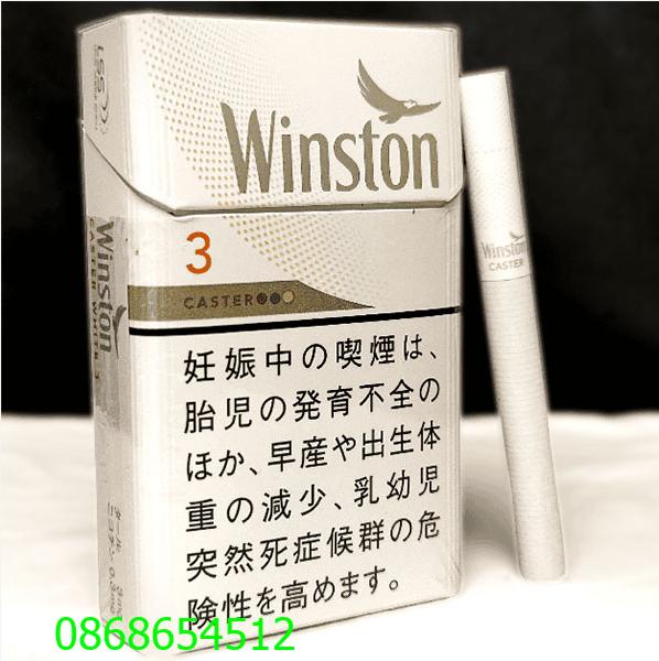 Thuốc lá Winston Caster 3 Nhật xịn 100%